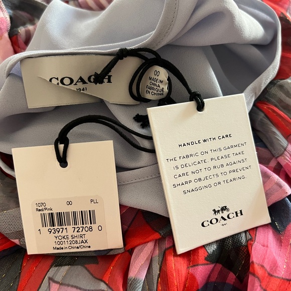 NWT Coach Blouse - Picture 7 of 7